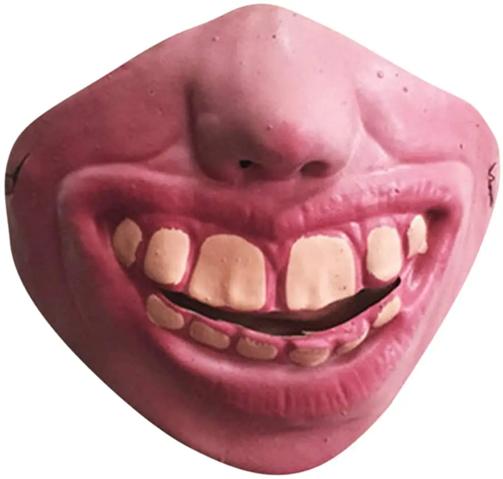 Wholesale Funny Half face horror mask  Half Face Mask / Bar Dance Party  Halloween Mask