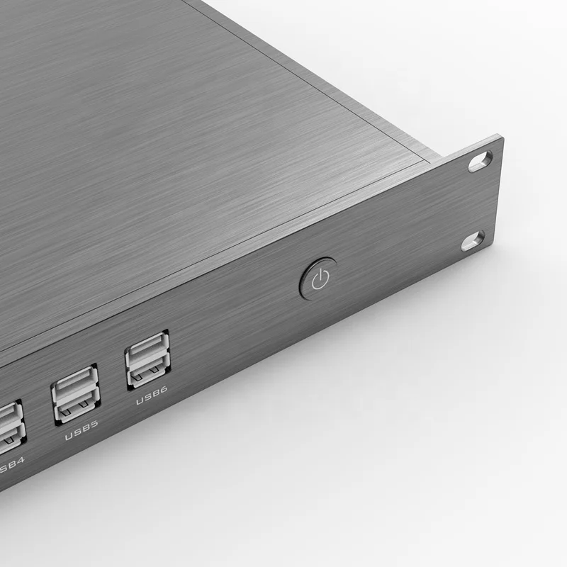YONGU-C11 1U Rackmount Chassis Flat Extruded Side Panel Transformer Enclosure Channel Active Instrument Direct Box