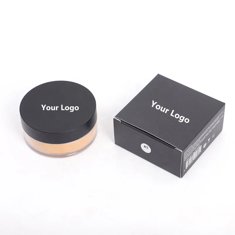 Pudaier 12 Colors Facial Loose Powder Setting Foundation Powder Concealer Brighten Makeup Waterproof Western Sea Anti