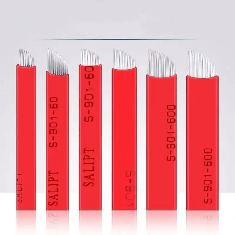 Wholesale Disposable Eyebrow Embroidery Tattoo Blades Microblading Needles Cartridges