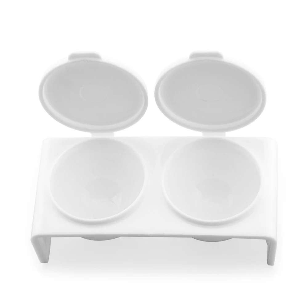 Plastic Double Dappen Dish for Acrylic Liquid Powder Double Lip Dish Bowl Cup Container