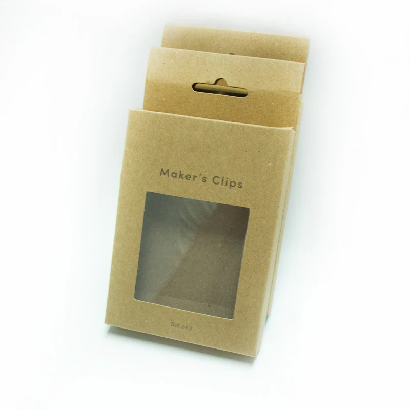 Wholesale Custom logo Packaging Kraft Paper Can Be Displayed Window