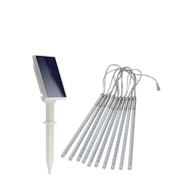 New Trend Festival Decoration lights RGB Color Changing Solar LED Meteor Shower light