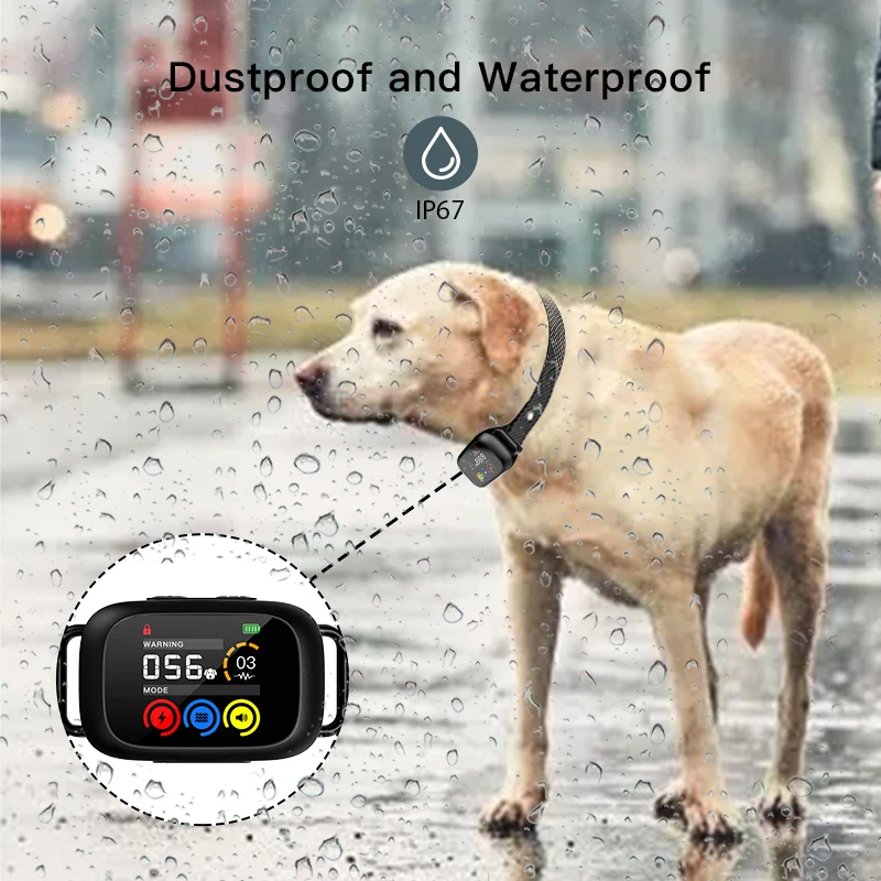 Customized Logo Automatic Barking Control No Bark Training Beep Vibration Adjustable Sensitivity Safe Shock Anti Barking Device