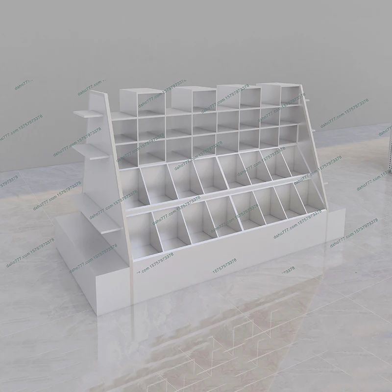 High quality supermarket display stand with acrylic retail store books&cups display stands