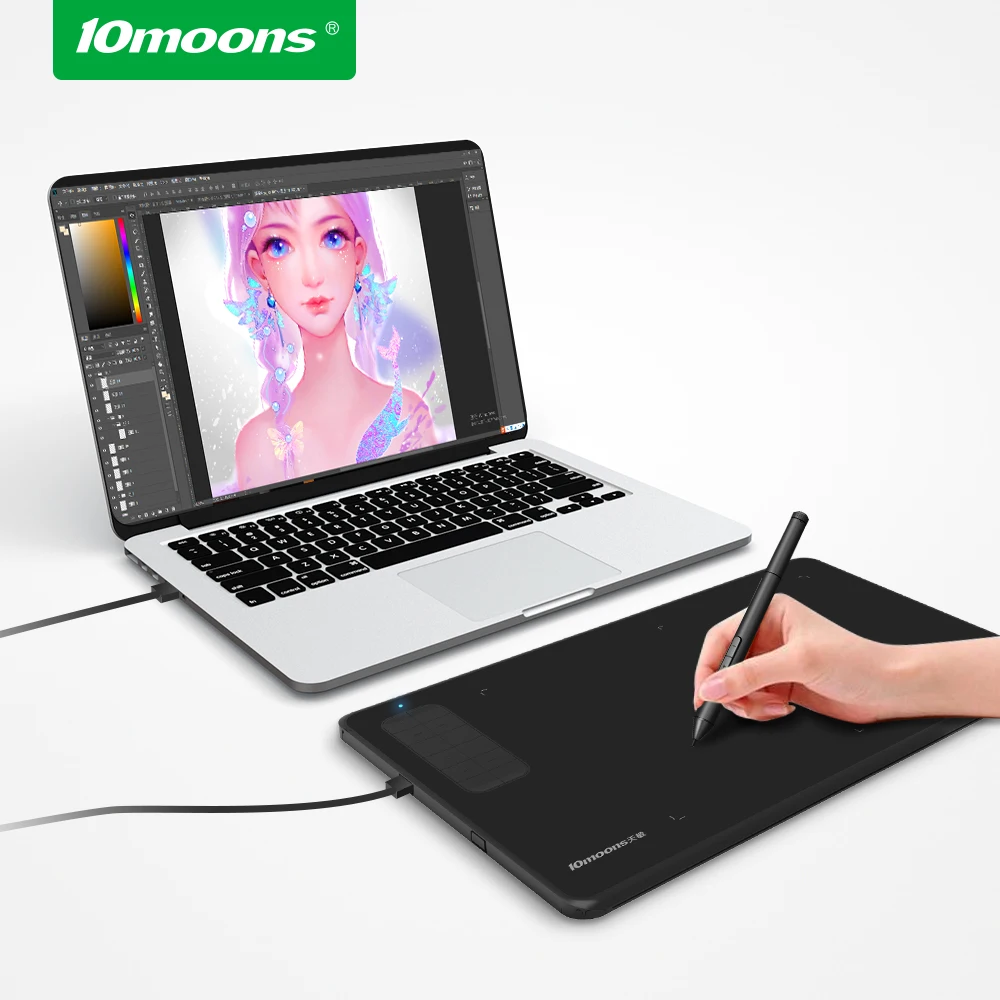 10moons G12 ручка цифровой рисунок графический планшет