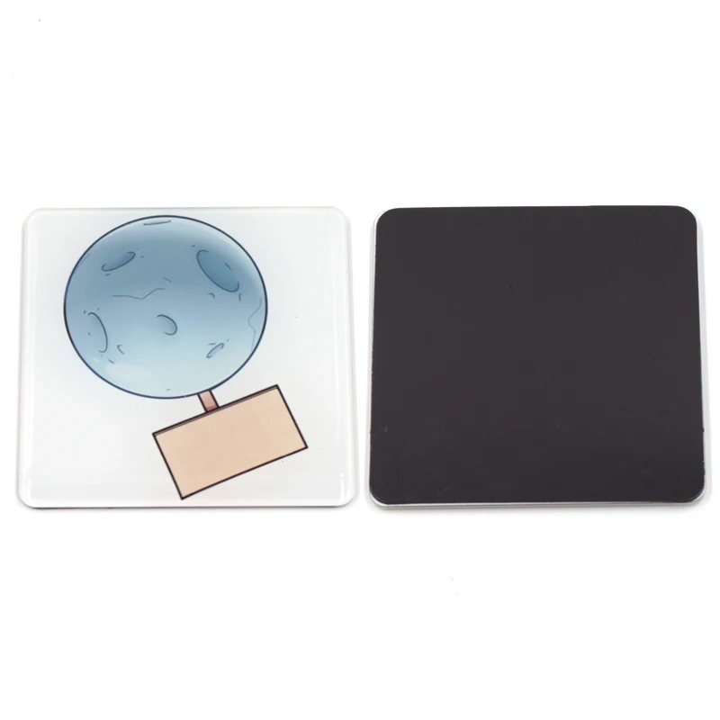 Promotional Colorful Waterproof Acrylic 3D Anime Customised Magnetic Fridge Door Cover Colorful Waterproof Acrylic 3D Magnet