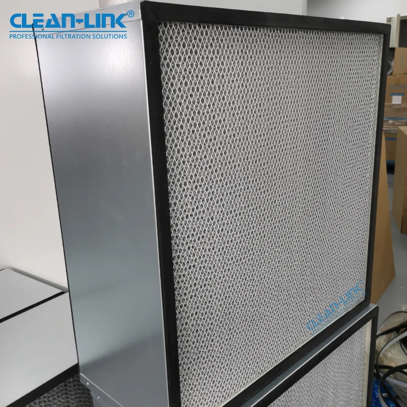 Manufacture High Efficiency Air Filter H13 H14 Laminar Flow Hood Deep Pleated Hepa Filter for Separator Ahu Ventilation System