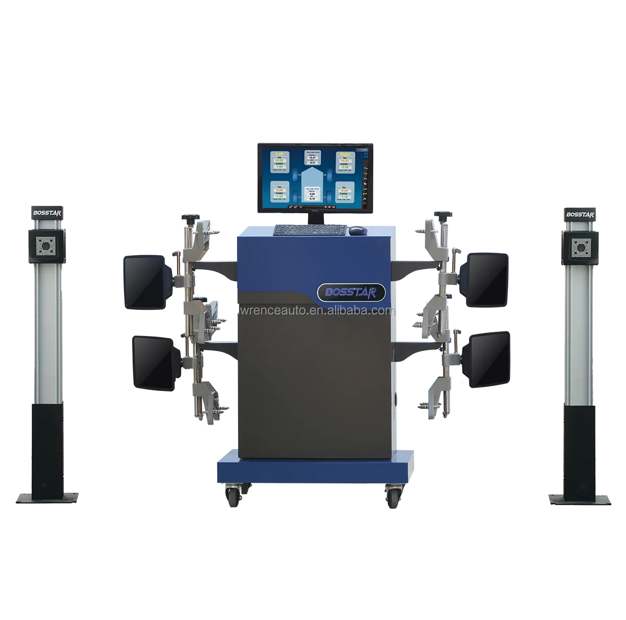 In ground pit design wheel alignment for all vehicle equipment with HD Sony Camera