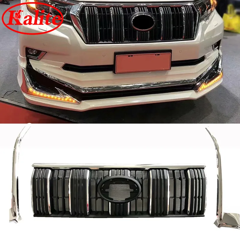 klt-A-0127-HighQuality Aluminum front grille Front Bumper Guard Grille for fj150 Land cruiiser grille accessories 2018