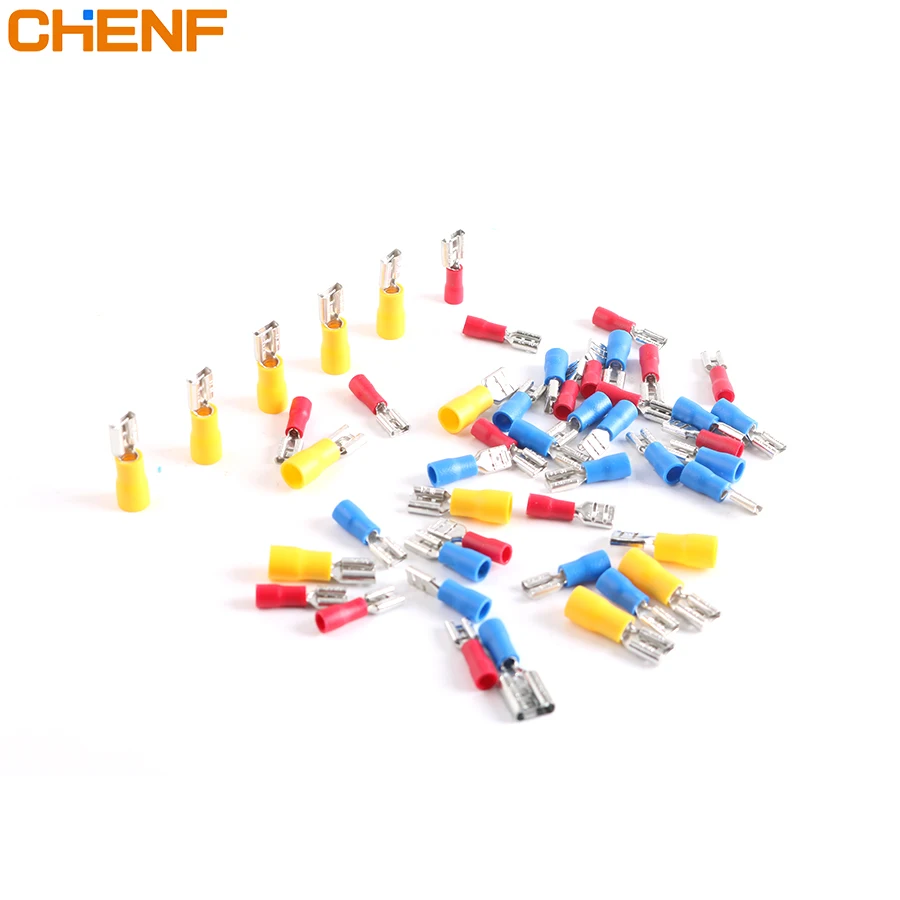 CHENF Factory direct supply FDD/MDD2-250 blue male and female insert spring insert butt end insulation cold pressure terminal