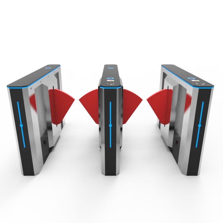 Good Quality Flap Gate Barrier Turnstile Access Control System