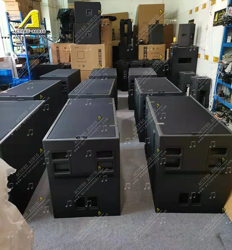 KS28 SB28 двойной 18 дюймовый сабвуфер бас K1 KR208 система линейного массива звук динамик черный цвет колеса дюймов