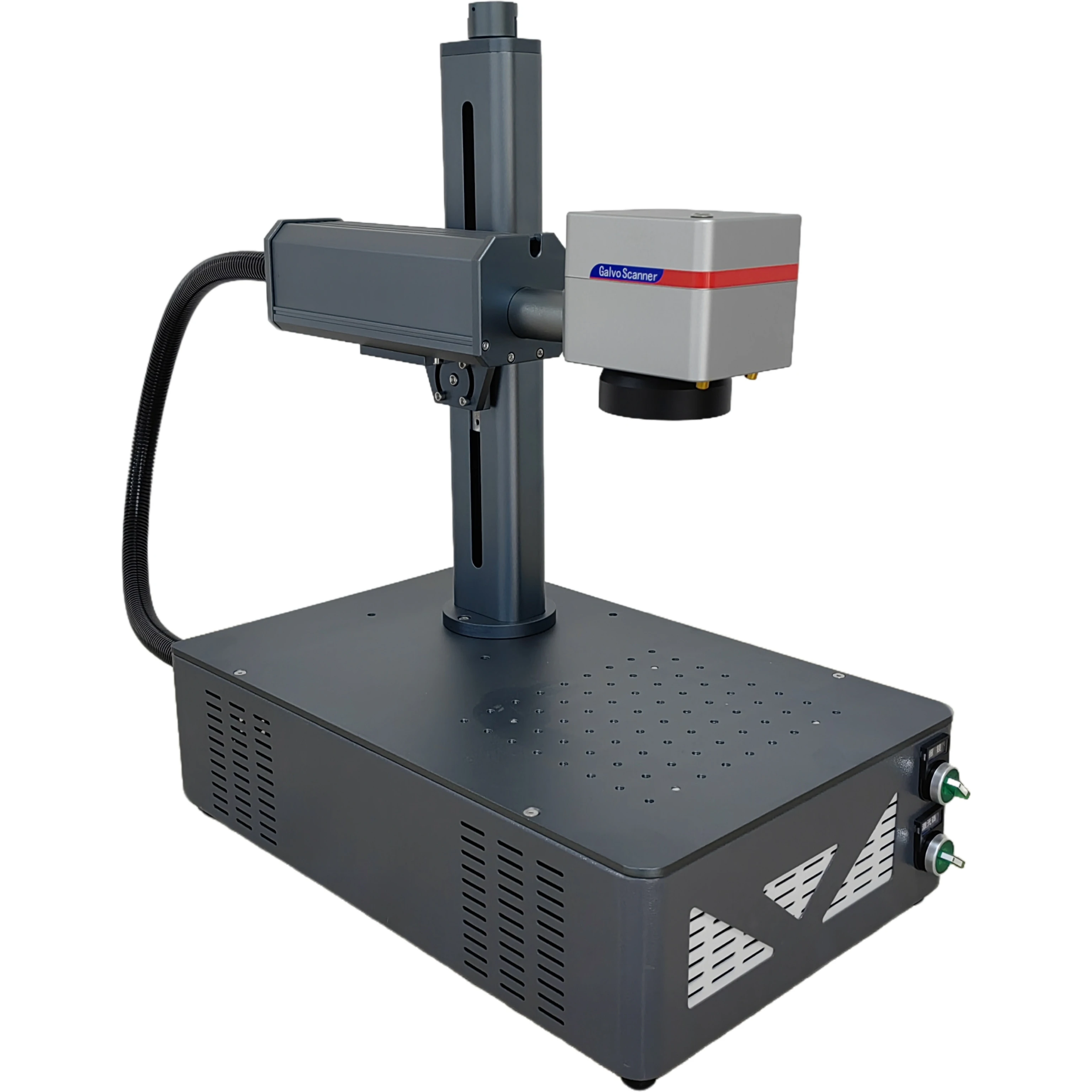 Raycus/Max Source 20W/30W/50W Desktop Fiber Marker Machine 50W Laser Power Options Galvo EZCAD Used Advertising Companies LAS