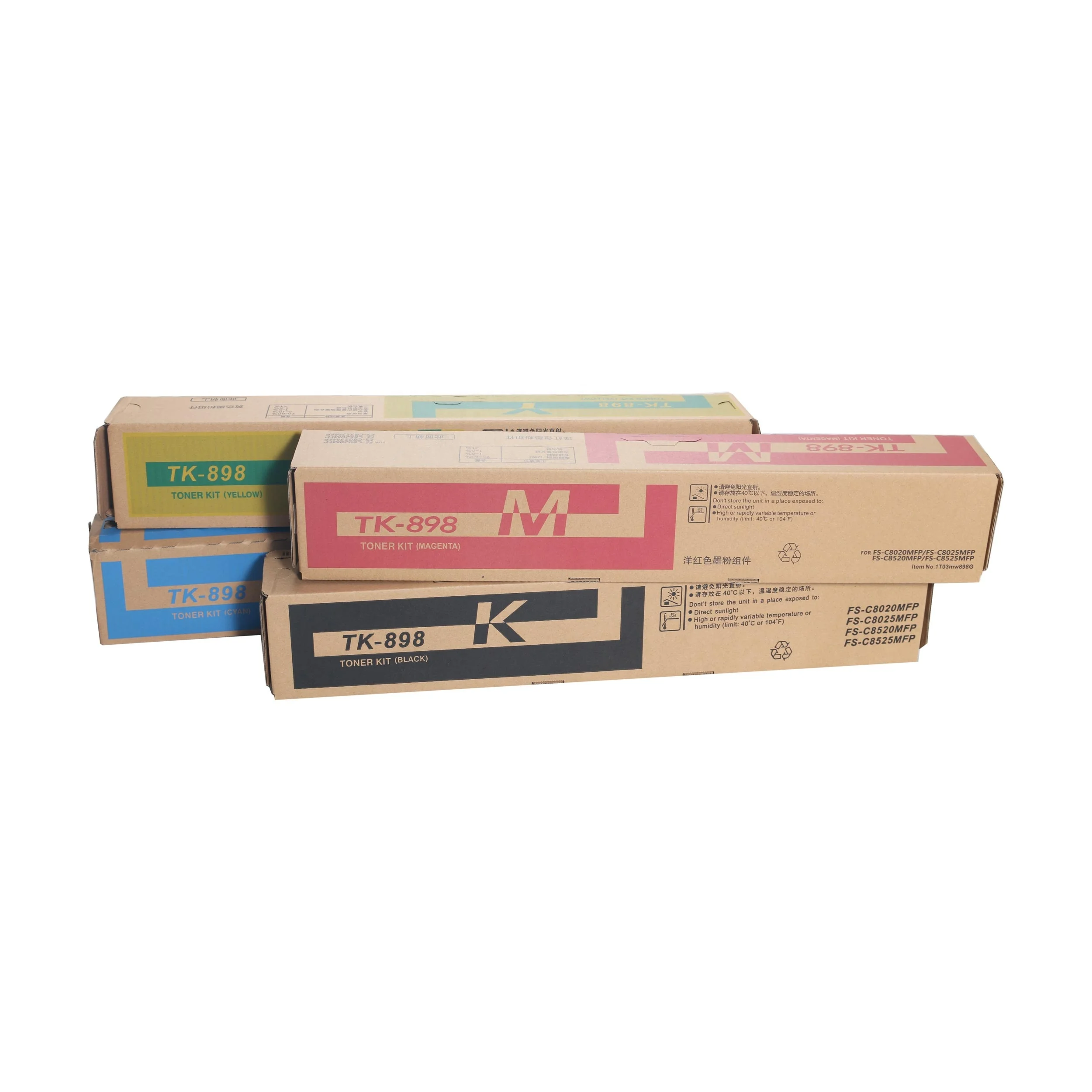 Compatible color copier toner TK898 for KYOC FS-C8020MFP/C8025MFP/C8520MFP/C8525MFP