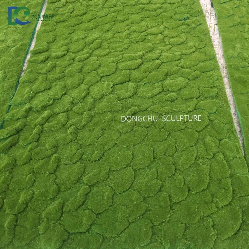 Artificial moss mat for garden/hotel/park ground decoration moss topiary