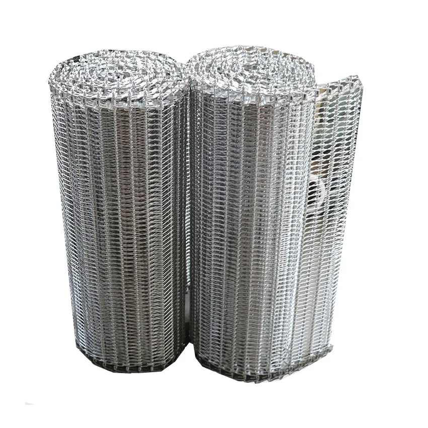 Food Grade Stainless Steel Wire Mesh Conveyor Belts Chain Link Conveyor Belt