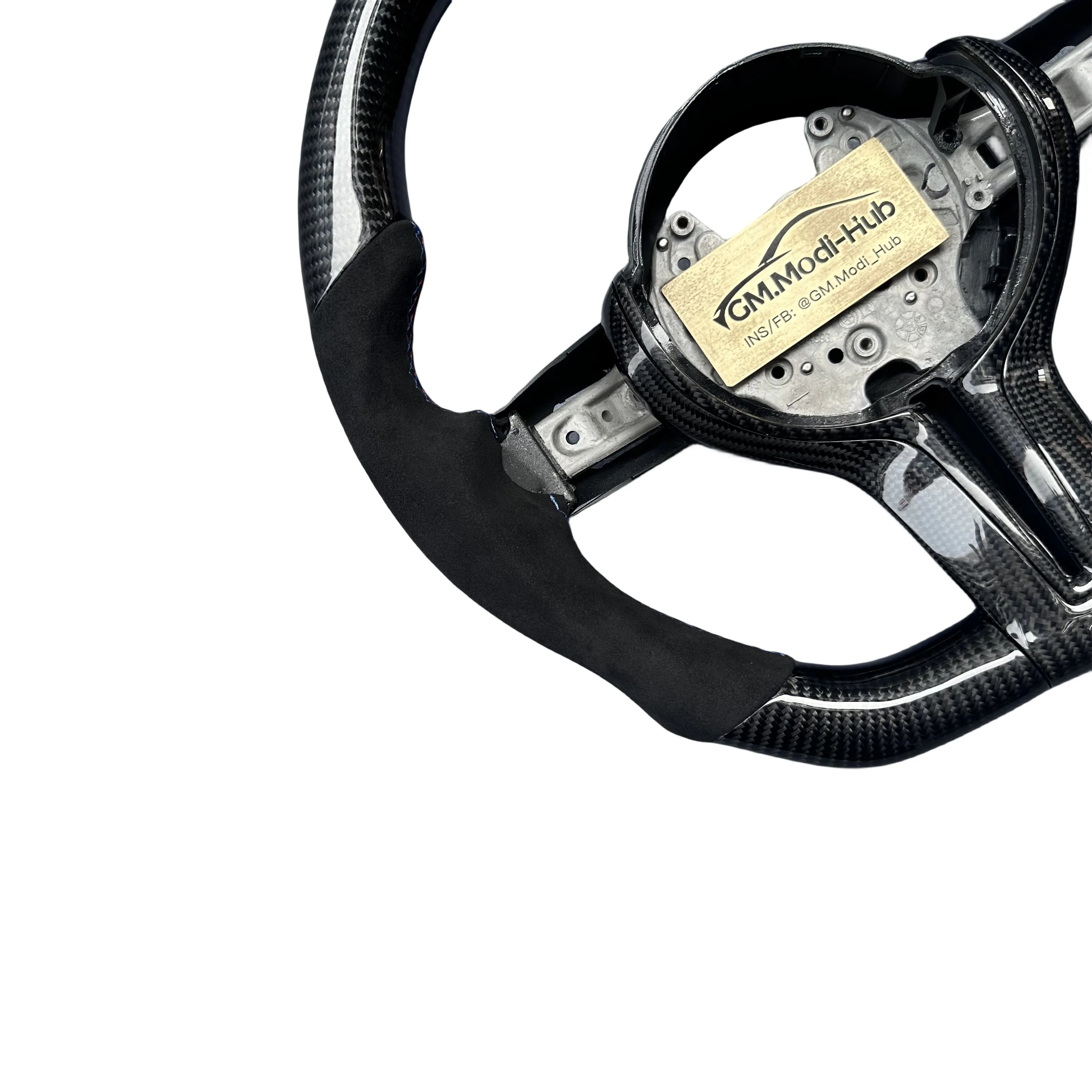 GM.Modi-Hub 100% Real Carbon Fiber Steering Wheel  For BMW M2 M3 M4 F20 F30 F48 F80 F82 F83