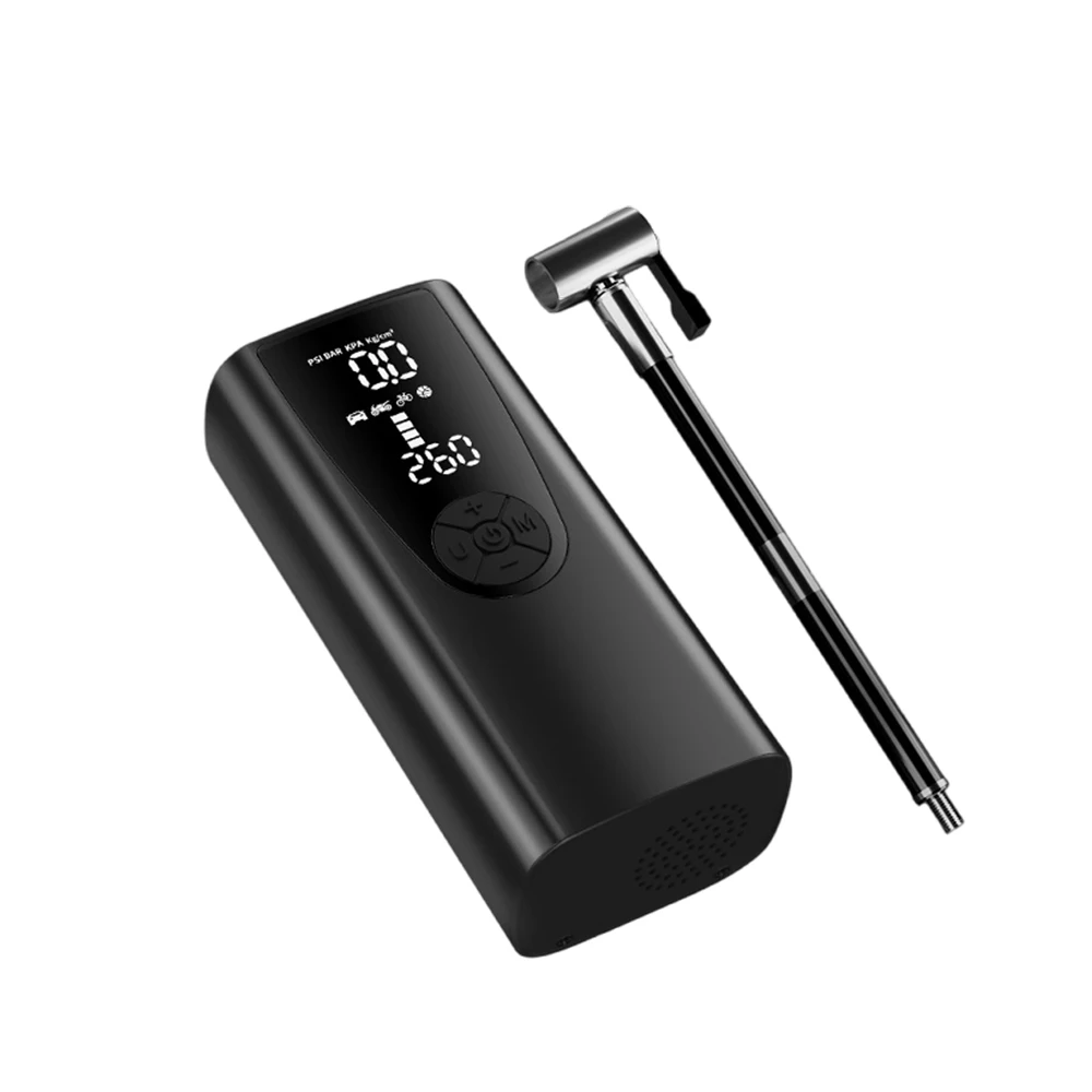 12V Mini Automatic Cordless Car Tire Inflator Electric Cigarette lighter interface 12V Air Inflator Portable Pump