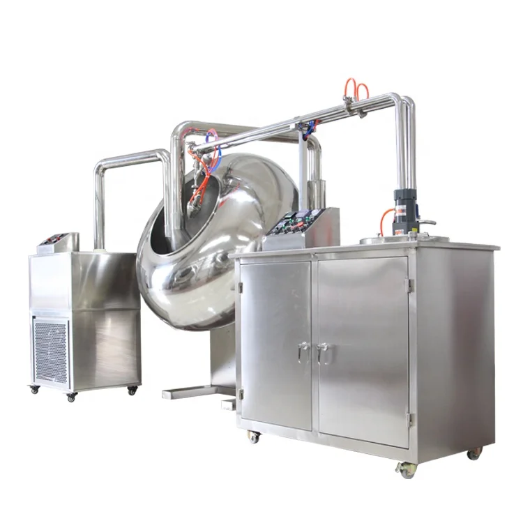 
professional automatic chocolate coating machine chocolate panning machine 