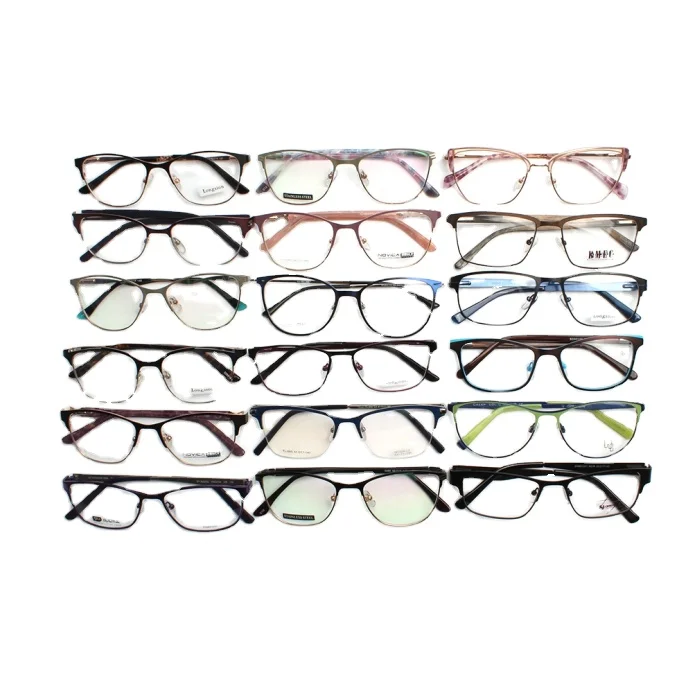 AST006 Ready Stock Classic Mixed Randomly Assorted Stainless Frame Optical Eyeglasses Glasses