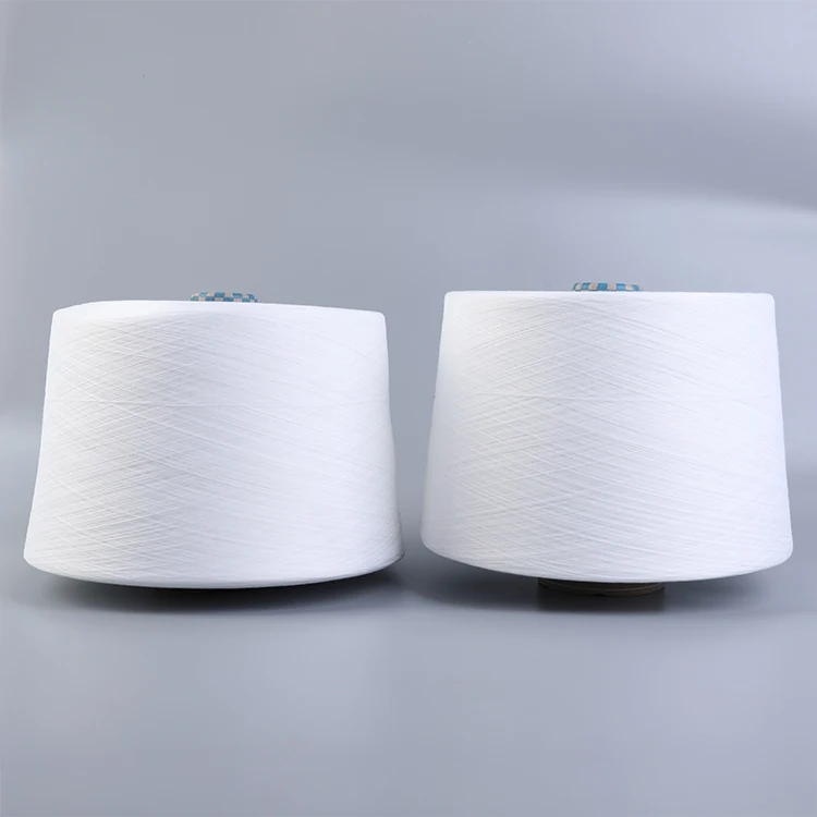 
100% polyester spun virgin yarn for knitting 