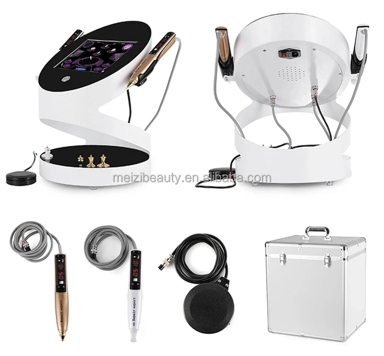 Hot!!! 2022 Facial Skin Tightening 2 In 1 Ozone + Flash Plasmas Pen Mole Scar Removal Machine