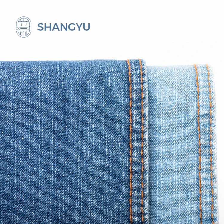 Factory direct dark blue best price jean 9 oz stretch 80% cotton spandex denim fabric