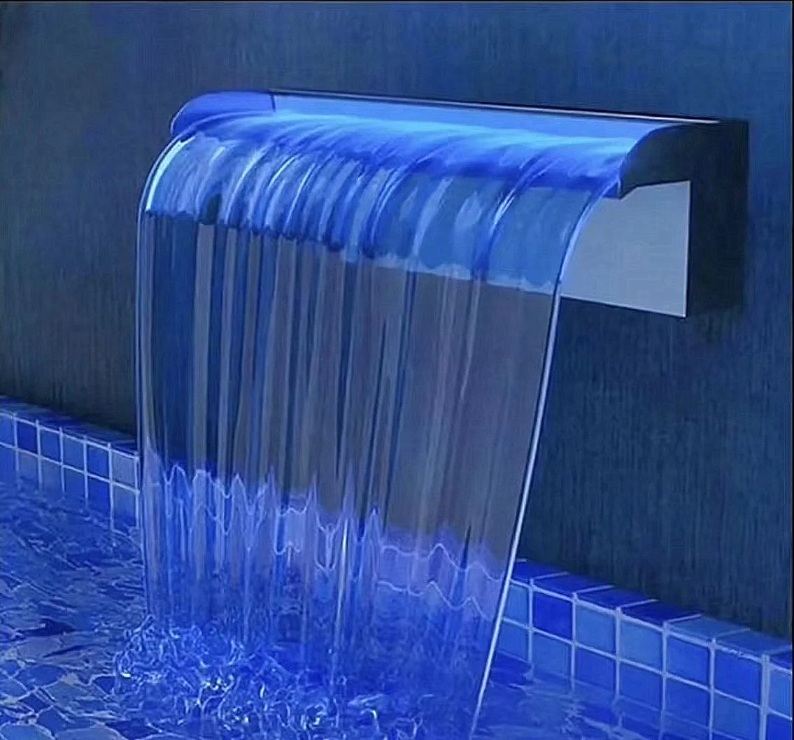 Classic design stainless steel indoor waterfall wall garden water features outdoor water fountain landscaping