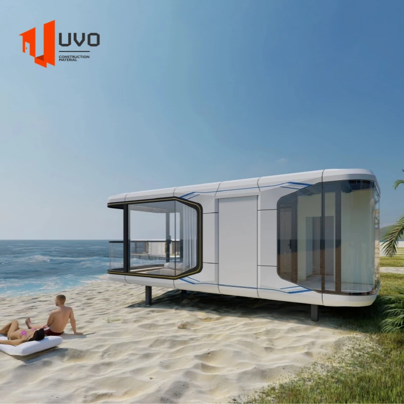 Прямая Продажа с завода, Современная сборная капсула Вила, крошечный композит, модуль, стальная структурная рама