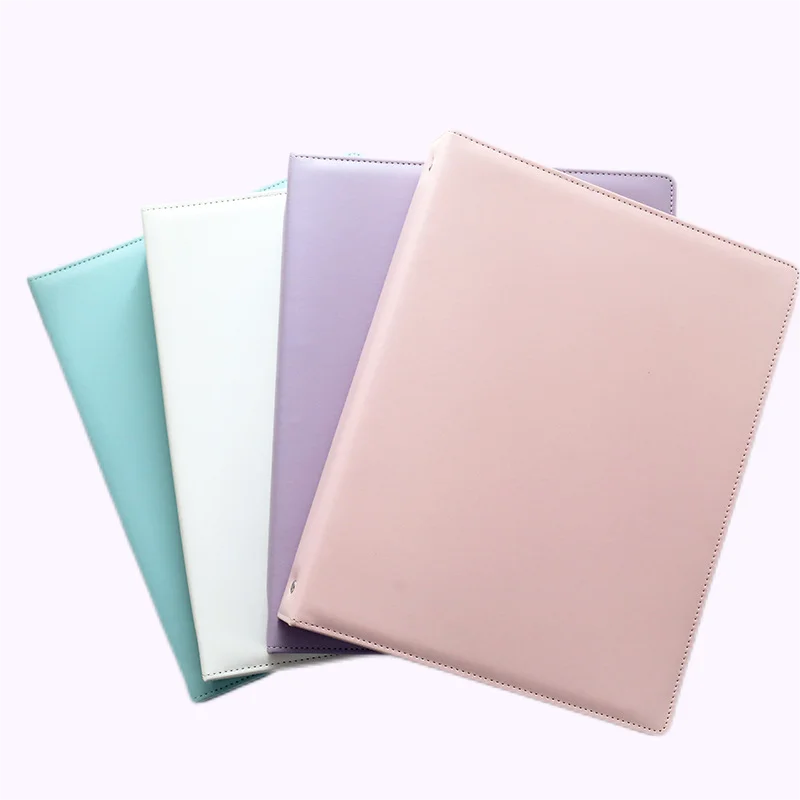 Macaron Budget Binder Zipper Envelopes Budget Planner With Money Saving Wallets And Stickers Leather Journal A6 Binder