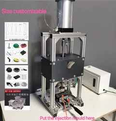 mini extruder injection molding machine for small size and laboratory