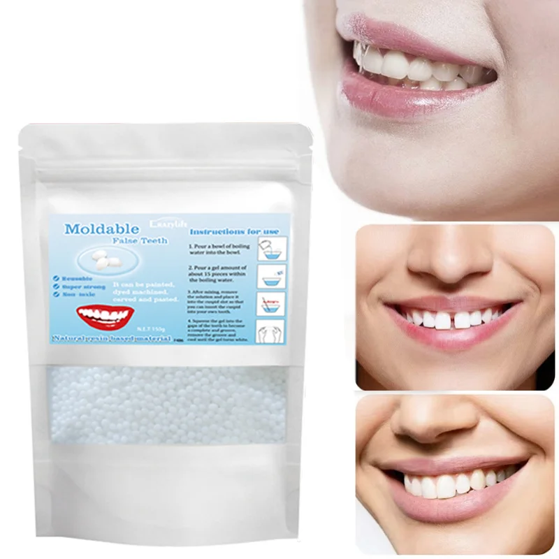 150ml Resin Temporary Dental Filling Material Tooth Repair False Teeth Solid Glue Denture Adhesive Teeth Whitening Tool
