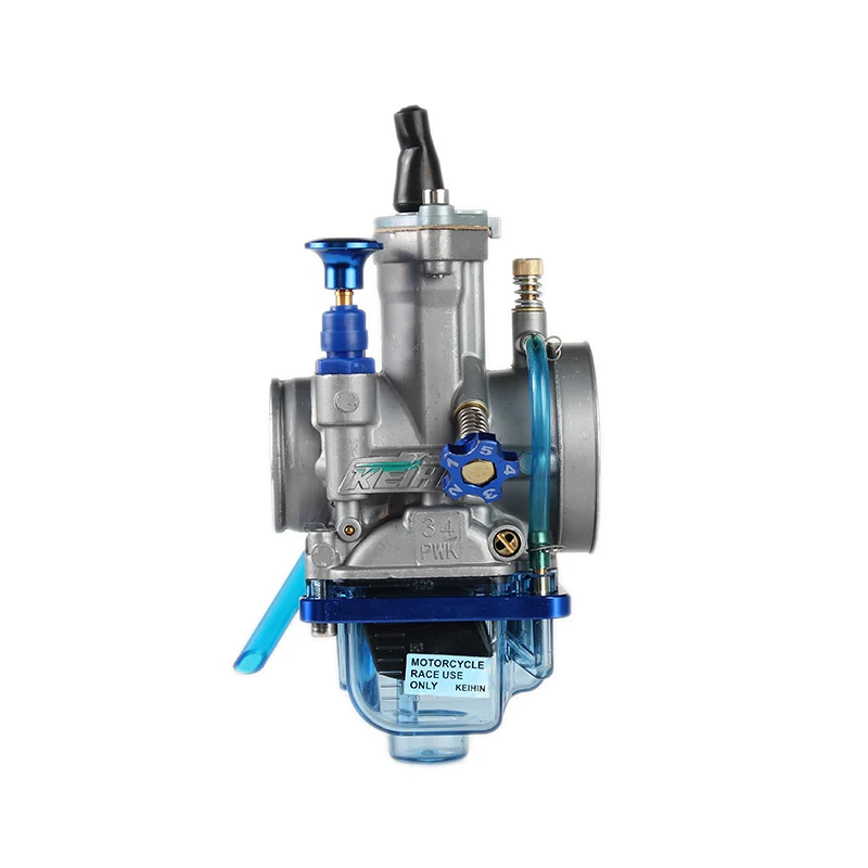 Синий карбюратор Boul Pwk для мотоцикла с Power Jet 28 30 32 34 мм Mikuni Carb 2T 4T двигатель гоночные детали скутеры