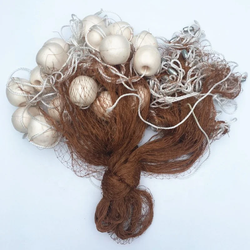 Long length nylon monofilament gill nets 3 layer fishing nets for wholesale trammel net
