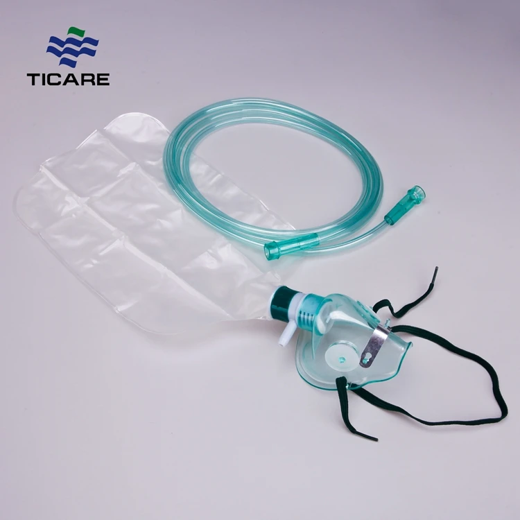 Non Rebreather O2 Mask Types Simple Ventilation Mask Nonrebreathing Mask with Reservoir Bag