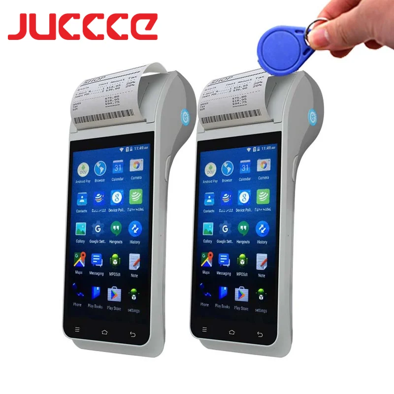 mini android nfc tablet waterproof smart devices payment 58mm handheld mobile pos terminal machine device