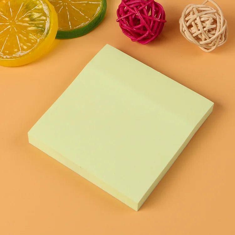 100 Sheets 76*76Mm Size Color Paper Memo Pad Sticky Notes Bookmark Point It Marker Memo Sticker Office School Supplies Notebooks