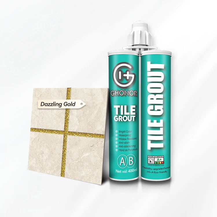 400ml Glitter Epoxy Resin Of A And B Component Tile Grout Indoor Outdoor Manufacturing Accessories For Floors Tiles Wholesale