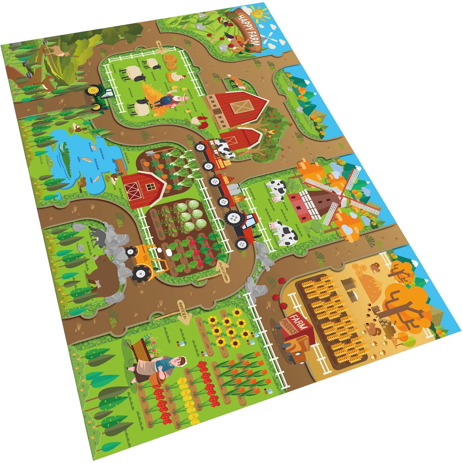 Sunq Manufacturers Wholesale Customized Carpet Good Quality Gaming Mat Kids Baby Folding Play Mat