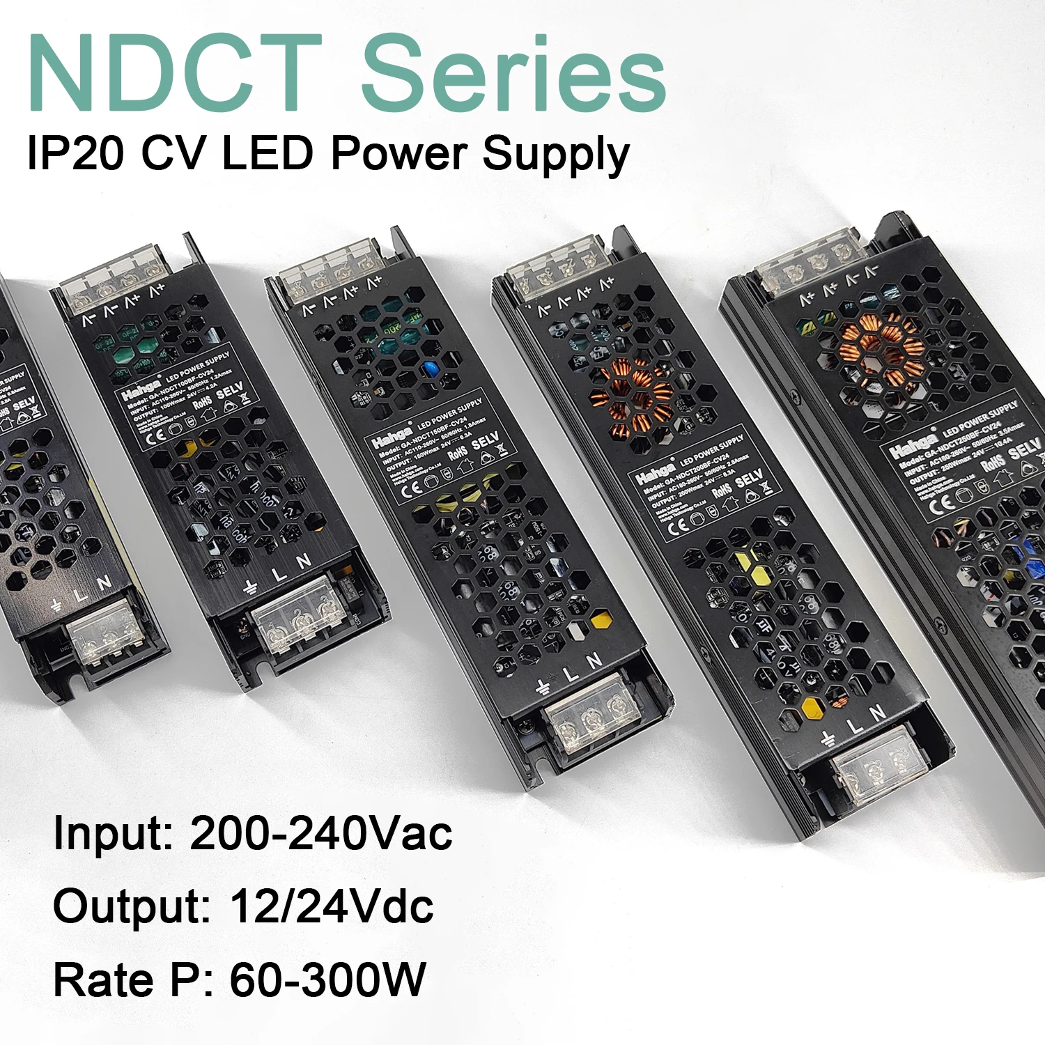 240 Вт 24 В светодиодный трансформатор 5 лет гарантии постоянное напряжение PF> 0,98 светодиодный драйвер ce rohs tuv Светодиодный источник питания для помещений