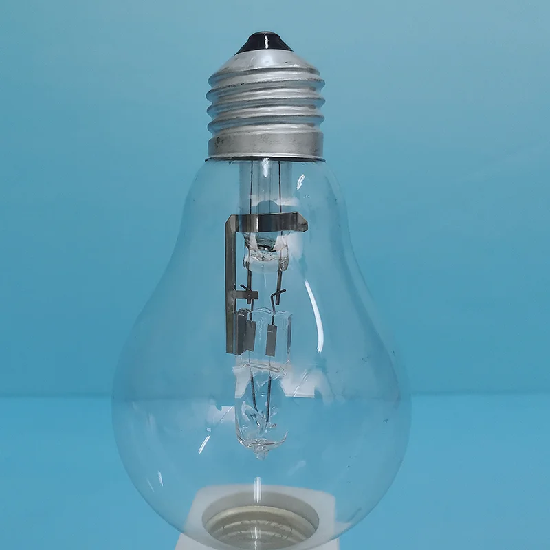 Экологически галогенная стеклянная лампа 220 В 18 Вт 28 Вт 40 Вт 60 Вт 75 Вт 100 Вт B22 E27 A55 A60