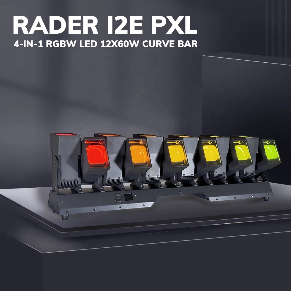 TIITEE освещение новый продукт Rader 12PXL 12x60 Вт движущийся луч Омыватель света Colorado кривой 12 PXL эффект огни для сценического клубного мероприятия