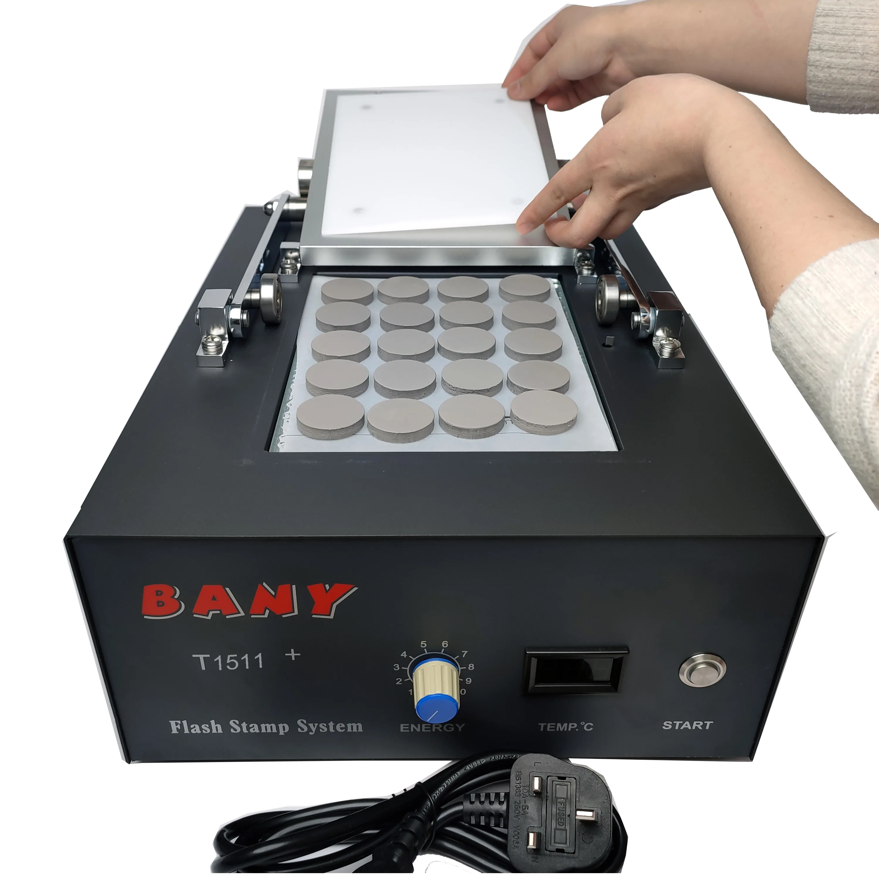 Factory BANY Series B1511+ Enhanced Temperature Controller Photosensitive Seal Fast Exposure Flash Stamp Making Machine