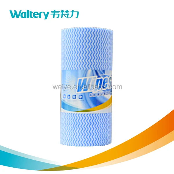 spunlace Nonwoven Industrial Heavy Duty 100% Pp Meltblown Cleaning Wipes Blue Roll Industrial Dry Cleaning Wipes