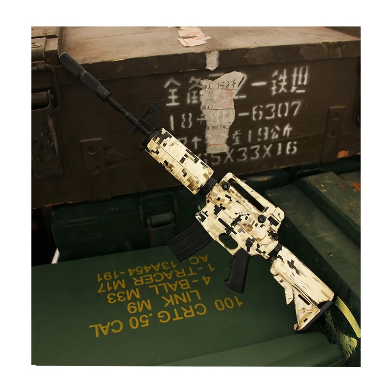 TikTok Hot Sale Realistic 1:3 Metal Toy Gun Model AR18 Mini Sniper Rifle Cool Gift