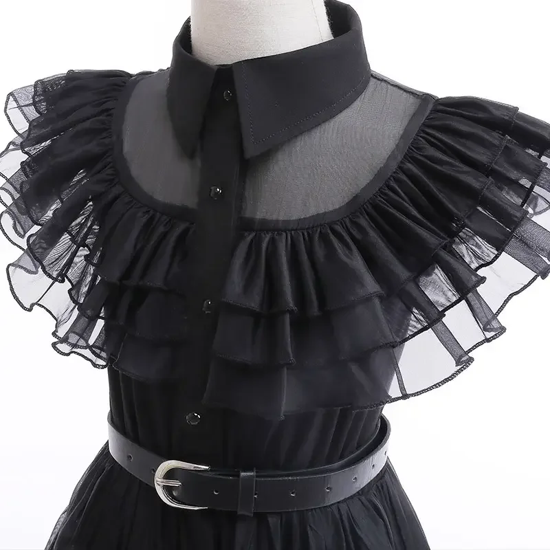 Children TV Movie Costume Halloween Cosplay Party Dress with Waist band For kids Girl