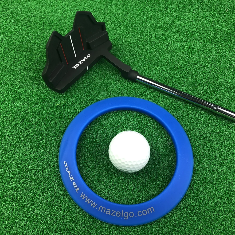 MAZEL New Design Premium Pressure Putt Trainer - Perfect Your Golf Training Mini Games & Practicing Putting Golf Hole