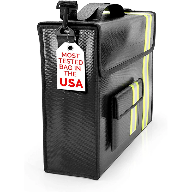 High Quality Portable Computer Bag Fireproof Waterproof Explosion-proof Surface Bags Organizer Document File Folder