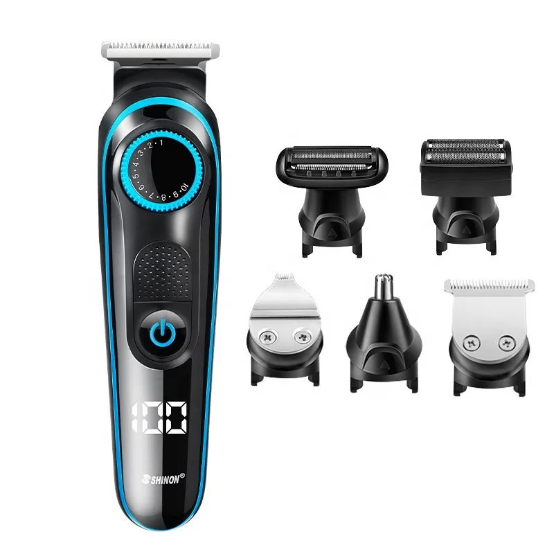2025 New Design Cordless Electric Hair Trimmer Sh1831 Smart Hair Clipper With LCD Men Clippers Hair Trimmers For Men